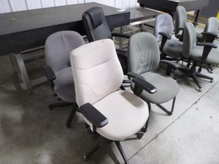 (3) Rolling Office Chairs, (1) Visitor Chairs