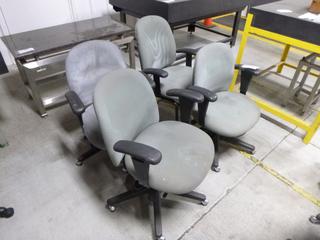 (3) Rolling Office Chairs, (1) Visitor Chairs