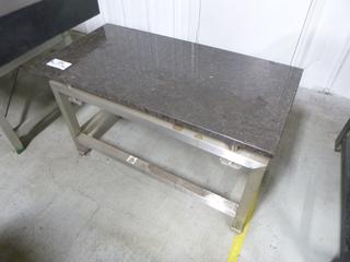 Calibrated Table, 24 In. x 48 In. x 1.25 In. *Note: Unknown Last Calibration Date*