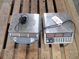Shipping Scales: Ohaus EC Series, Model EC30, SN 8033528970, Excell, 115 VAC, 50/60 Hz, 10 W, Last Calibrated July 2019 