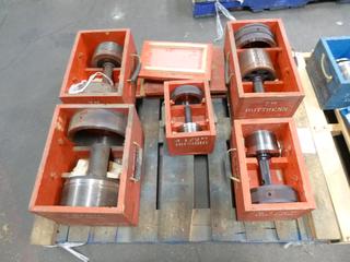 Assortment of Ring and Plug Gauges: (2) 7 In., (1) 8 5/8 In., (1) 4.5 In., (1) 5.5 In.