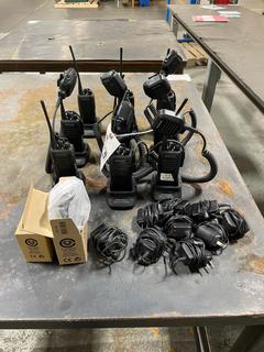 Qty of Kenwood Radios And Charges, Model KSC-43