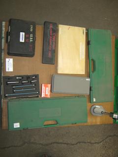 Qty of Assorted CNC Measuring Tools: Calipers, Micrometers, Gauges *Note: Some Require Calibration*