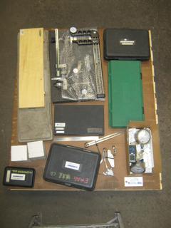 Qty of Assorted CNC Measuring Tools: Calipers, Micrometers, Gauges *Note: Some Require Calibration*