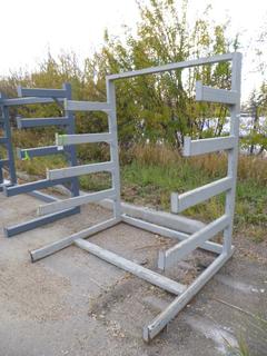 (1) 5 Tier Cantilever Storage Rack, 4 Ft. 8 In. x 5 Ft. 3 In. x 6 Ft. 4 In.