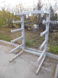 (1) 6 Tier Cantilever Storage Rack, 3 Ft. 5 In. x 3 Ft. 9 1/2 In. x 6 Ft.