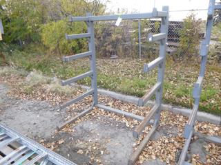 (1) 6 Tier Cantilever Storage Rack, 3 Ft. 4 In. x 4 Ft. 6 In. x 6 Ft. 