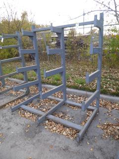 (1) 5 Tier Cantilever Storage Rack, 3 Ft. 4 In. x 5 Ft. 5 In. x 6 Ft. 3 In.