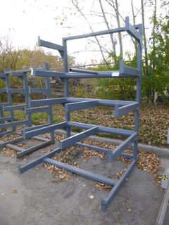(1) 5 Tier Cantilever Storage Rack, 4 Ft. 8 In. x 5 Ft. x 7 Ft. 6 In.