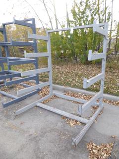 (1) 5 Tier Cantilever Storage Rack, 4 Ft. 9 In. x 5 Ft. x 6 Ft. 2 In.