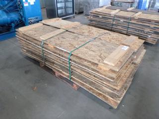 Qty of Plywood Sheets, Lengths Up To 91.5 In., Widths Up To 2 Ft.