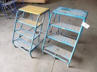 (2) 4 Step Mobile Step Platforms