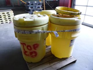 (3) Justrite Overpack 28201 Salvage Drums
