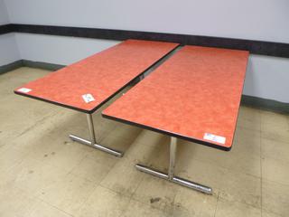 (2) Tables, 72 In. x 30 In. x 29 1/2 In.