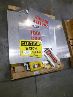 Qty of Assorted Safety Signs