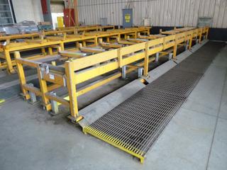 Pipe Roller, Approx. 37 Ft. (L) x 59 In. (W), Includes Qty of Grating