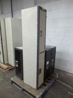 (5) Lockers: (4) Half Lockers, 18 In. x 1 Ft. x 3 Ft, (1) Double Unit, 18 In. x 1 Ft. x 6 Ft.