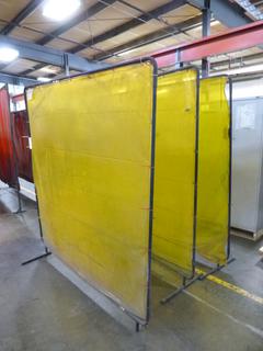 (3) Welding Curtains, 6 Ft. x 6 Ft.