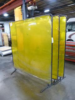 (3) Welding Curtains, 6 Ft. x 6 Ft.