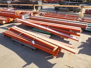 Assortment of Pallet Racking Cross Members 8 Ft.- 12 Ft.