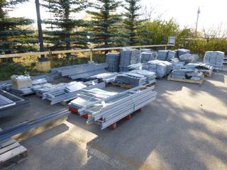 Assortment of Pallet Racking Shelving, Various Sizes, Lengths and Quantities