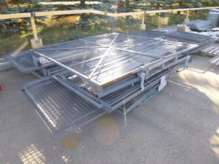 Assortment of Pallet Racking, Qty of 8 Ft. x 47 In. Cage Panels