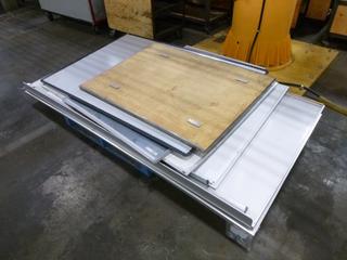 Pallet of Dry Erase Boards, Various Sizes