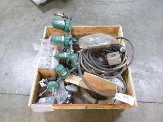 (2) Filter, Regulator, and Lubricator Unit, Qty of Fittings, Hose Kit, 480 V Power Cord with Plug