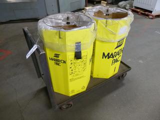(2) 250 Kg. Barrels of ESAB OK AristoRod 12.50, 0.9 mm