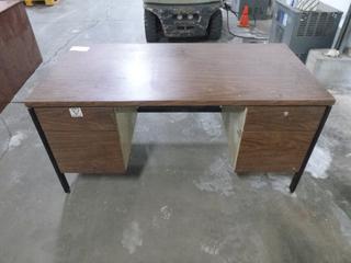 Office Desk with 4-Drawer Storage, 5 Ft. (L) x 30 In. (W) x 29.5 In. (H)