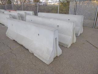 (3) Jersey Concrete Barriers, 118 In. (L)