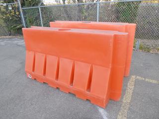 (2) Guardian Safety Barrier, Plastic, Interlocking, 6 Ft. x 42 In.