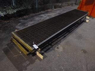 Grating, (2) Pieces, 3 Ft. x 160 In.