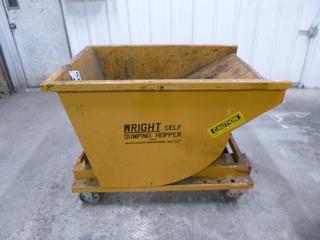 Wright Self-Dumping Hopper. 50 In. x 37.5 In. x 40 In.