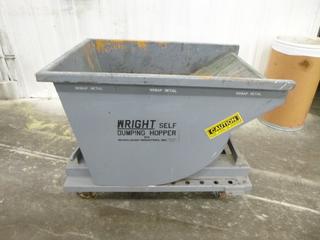 Wright Self-Dumping Hopper. 50 In. x 37.5 In. x 40 In.
