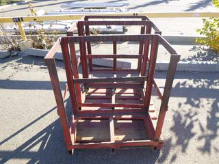 (3) Metal Holding Frames, 2 Ft. 9 In. x 1 Ft. 5 1/2 In. x 3 Ft. 1 1/2 In.
