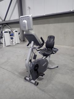 Precor 846i Recumbent Bike w/ Cardio Theater 12in LCD Monitor And AC Adapter. SN A952E03060006