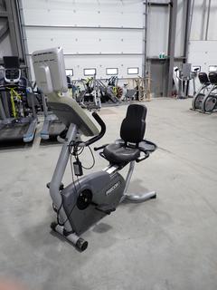 Precor 846i Recumbent Bike w/ Cardio Theater 12in LCD Monitor And AC Adapter. SN A952F20060007