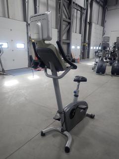 Precor 846i Upright Exercise Bike C/w 12in Cardio Theater Monitor. SN AGJZE01060012
