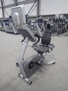 Precor 846i Recumbent Bike w/ Cardio Theater LCD Monitor And Plugin. SN A952H23060008