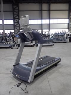 Precor TRM 800 Series 16.0Amp 1980W 120V Treadmill C/w 15in LCD Monitor And Power Cord. SN AMWZA24130046 