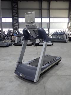 Precor TRM 800 Series 16.0Amp 1980W 120V Treadmill C/w 15in LCD Monitor And Power Cord. SN AMWZA24130026 