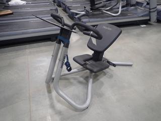 Precor Stretch Trainer Machine. *Note: Damage On Seat, This Item Is Located At 7103 68AVE NW- Location 2*