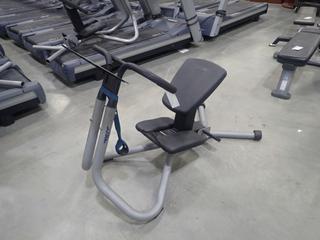 Precor Stretch Trainer Machine. *Note: Damage On Seat, This Item Is Located At 7103 68AVE NW- Location 2*