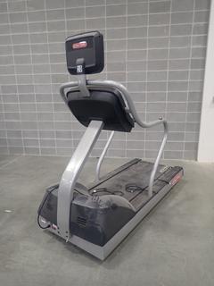 Star Trac Model 9-9001-MUSAPO 18Amp 1650W 110V Treadmill w/ Display Monitor. SN TREN0710-U03091 *Note: This Item Is Located At 7103 68AVE NW- Location 2*