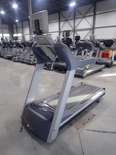 Precor TRM 800 Series 16.0Amp 1980W 120V Treadmill w/ 15in LCD Monitor And 20A Plugin. SN AMWZA24130029 *Note: Actuation System Not Installed, Working Condition Unknown*