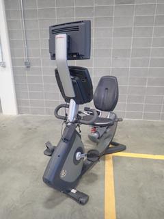 Life Fitness 95R Lifecycle Recumbent Bike w/ HDTV Monitor. SN ALR103224 *Note: This Item Is Located At 7103 68AVE NW- Location 2*