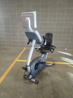 Precor 846i Recumbent Bike w/ Cardio Theater Monitor. SN A952H23060003 *Note: This Item Is Located At 7103 68AVE NW- Location 2*