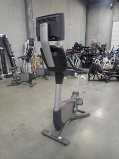 Life Fitness 95C Lifecycle Upright Exercise Bike w/ 15in LCD Monitor. SN ALX103531  *Note: This Item Is Located At 7103 68AVE NW- Location 2*