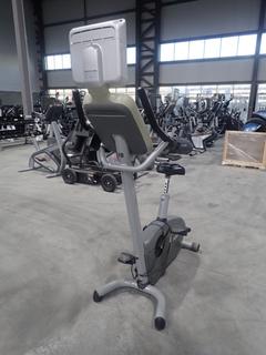 Precor 846i Upright Exercise Bike w/ 12in Cardio Theater LCD Monitor. SN AGJZE02060003